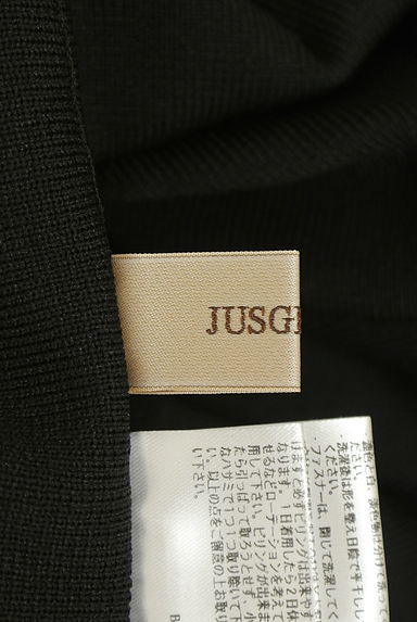 JUSGLITTY（ジャスグリッティー）の古着「ボーダー×黒無地　切替ニットワンピース（ワンピース・チュニック）」大画像６へ