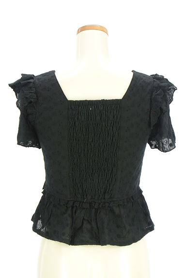 axes femme（アクシーズファム）の古着「axes femme POETIQUE 半袖カットワークレースカットソー（カットソー・プルオーバー）」大画像２へ