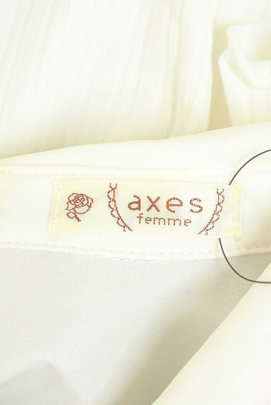 axes femme（アクシーズファム）の古着「レース切替リブカットソー（カットソー・プルオーバー）」大画像６へ