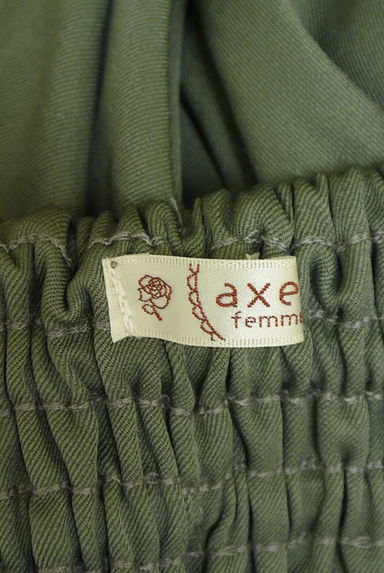 axes femme（アクシーズファム）の古着「サス付き膝丈スカート（オーバーオール・サロペット）」大画像６へ