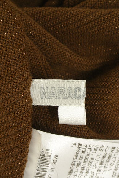 NARA CAMICIE（ナラカミーチェ）の古着「ラメ混ドルマンリブニットトップス（ニット）」大画像６へ