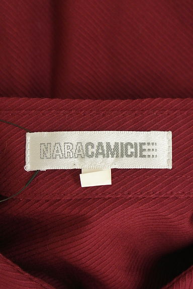 NARA CAMICIE（ナラカミーチェ）の古着「ワインレッドブラウス（ブラウス）」大画像６へ