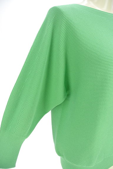 INDIVI（インディヴィ）の古着「7分袖ドルマンニットトップス（ニット）」大画像５へ