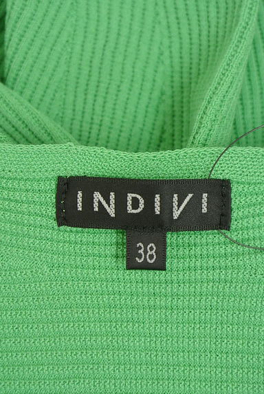 INDIVI（インディヴィ）の古着「7分袖ドルマンニットトップス（ニット）」大画像６へ