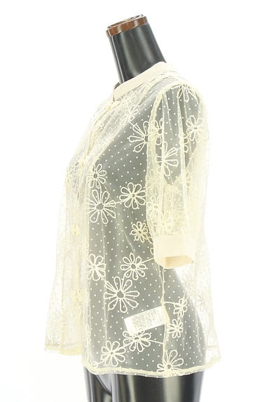 axes femme（アクシーズファム）の古着「話集チュールブラウス（ブラウス）」大画像３へ