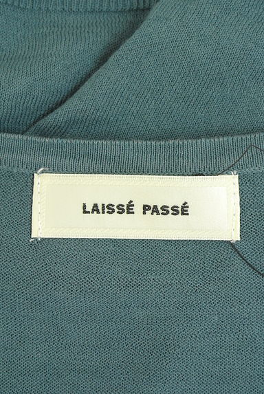 LAISSE PASSE（レッセパッセ）の古着「花ボタン薄手ニットカーディガン（カーディガン・ボレロ）」大画像６へ