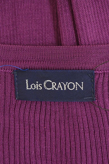 Lois CRAYON（ロイスクレヨン）の古着「ゴールドボタンシルクリブカーディガン（カーディガン・ボレロ）」大画像６へ