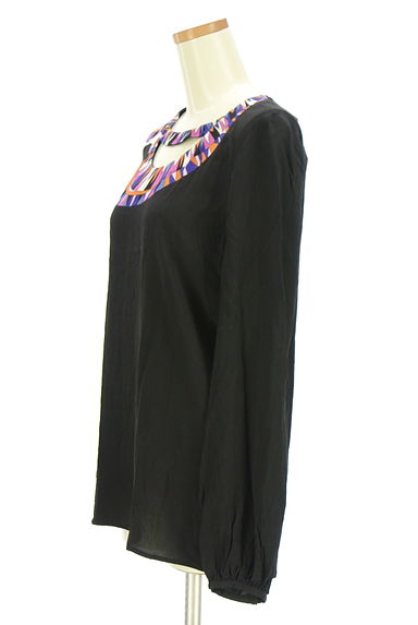 EMILIO PUCCI（エミリオプッチ）の古着「プッチ柄シルクカットソー（カットソー・プルオーバー）」大画像３へ