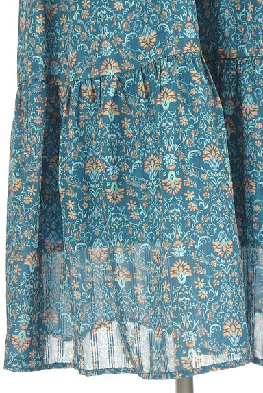axes femme（アクシーズファム）の古着「エスニック花柄ロングワンピース（ワンピース・チュニック）」大画像５へ