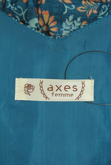 axes femme（アクシーズファム）の古着「エスニック花柄ロングワンピース（ワンピース・チュニック）」大画像６へ