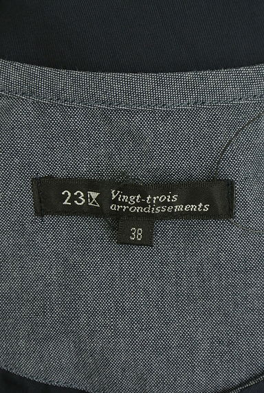 23区（２３ク）の古着「膝丈ボックスワンピース（カットソー・プルオーバー）」大画像６へ