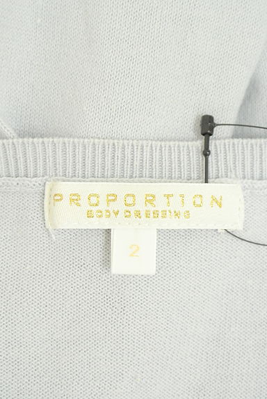 PROPORTION BODY DRESSING（プロポーションボディ ドレッシング）の古着「刺しゅうVネックニット（ニット）」大画像６へ