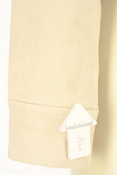 PROPORTION BODY DRESSING（プロポーションボディ ドレッシング）の古着「スウェード調ノーカラージャケット（ブルゾン・スタジャン）」大画像５へ
