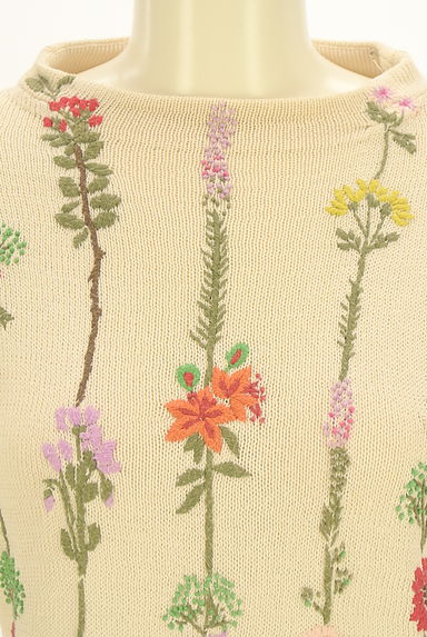 Sybilla（シビラ）の古着「花刺繍ニットトップス（ニット）」大画像４へ