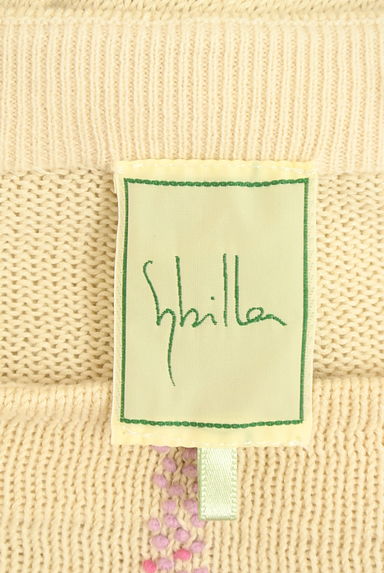 Sybilla（シビラ）の古着「花刺繍ニットトップス（ニット）」大画像６へ