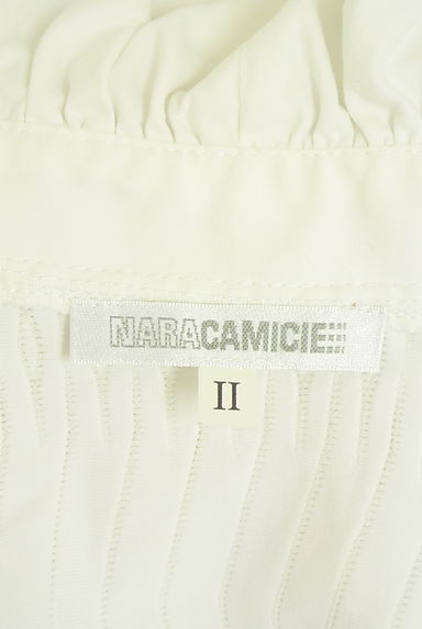 NARA CAMICIE（ナラカミーチェ）の古着「ストレッチフリルブラウス（ブラウス）」大画像６へ