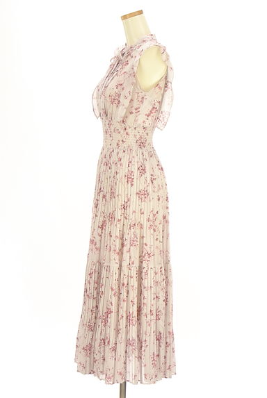 Snidel（スナイデル）の古着「花柄シフォンロングプリーツワンピース（ワンピース・チュニック）」大画像３へ