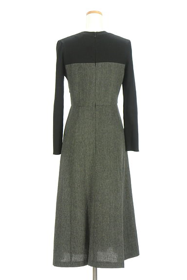 PROPORTION BODY DRESSING（プロポーションボディ ドレッシング）の古着「フロントリボンドッキングロングワンピース（ワンピース・チュニック）」大画像２へ