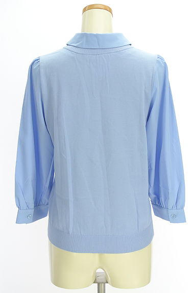 BLUE LABEL CRESTBRIDGE（ブルーレーベル・クレストブリッジ）の古着「レイヤード風トップス（ニット）」大画像２へ