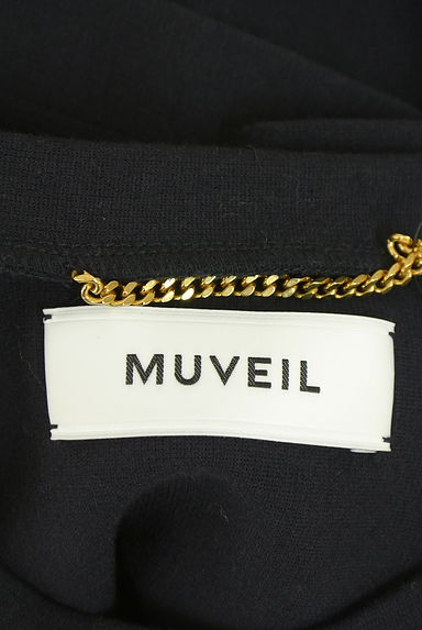 MUVEIL（ミュベール）の古着「エコレザー襟カットソー（カットソー・プルオーバー）」大画像６へ