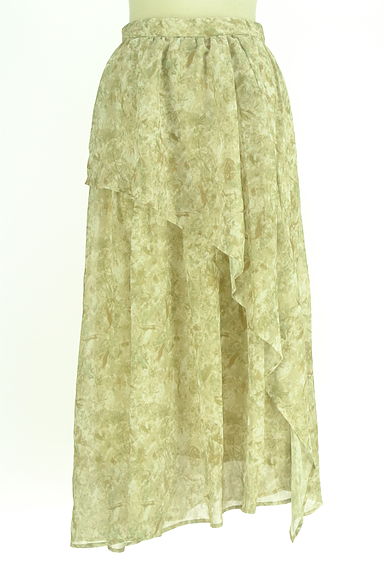 Stola.（ストラ）の古着「アシンメトリーフリルロングシフォンスカート（スカート）」大画像１へ