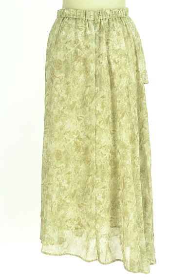 Stola.（ストラ）の古着「アシンメトリーフリルロングシフォンスカート（スカート）」大画像２へ
