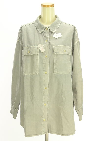 Stola.（ストラ）の古着「USED加工チュニックシャツ（カジュアルシャツ）」大画像４へ