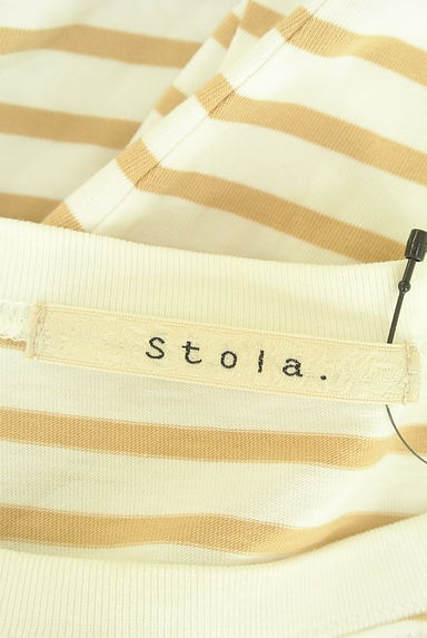 Stola.（ストラ）の古着「ボーダー柄カットソー（カットソー・プルオーバー）」大画像６へ