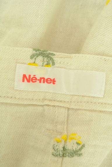 Ne-net（ネネット）の古着「タンポポ柄刺繍コットンリネンハーフパンツ（ショートパンツ・ハーフパンツ）」大画像６へ