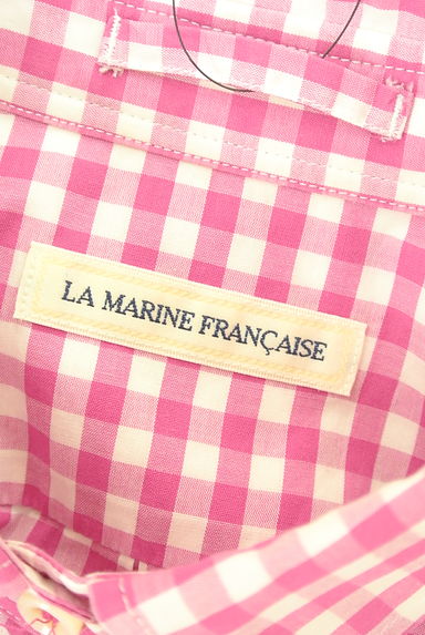 LA MARINE FRANCAISE（マリンフランセーズ）の古着「ギンガムチェックコットンシャツ。（ブラウス）」大画像６へ