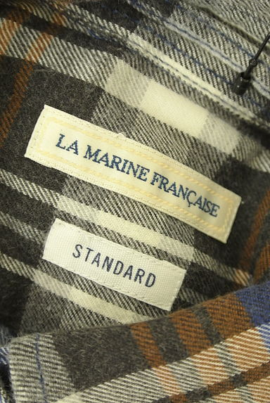 LA MARINE FRANCAISE（マリンフランセーズ）の古着「起毛チェックシャツ（カジュアルシャツ）」大画像６へ
