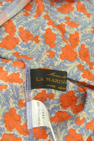 LA MARINE FRANCAISE（マリンフランセーズ）の古着「7分袖花柄ブラウス（ブラウス）」大画像６へ