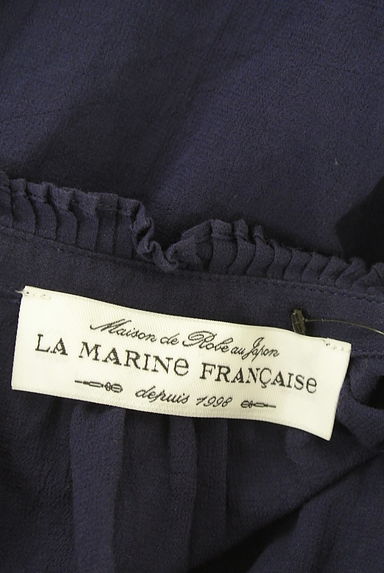 LA MARINE FRANCAISE（マリンフランセーズ）の古着「フリル襟シアーブラウス（ブラウス）」大画像６へ