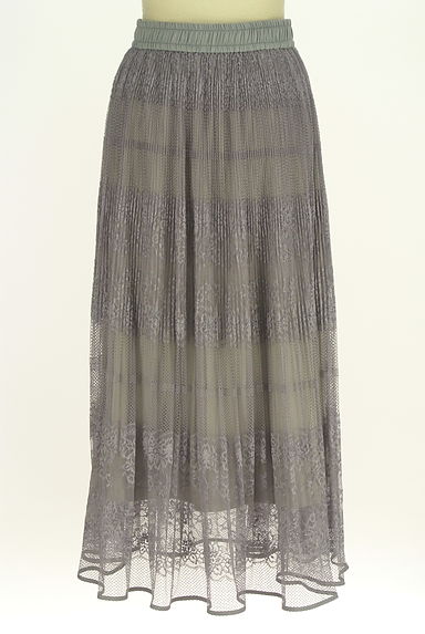 JILL by JILLSTUART（ジルバイジルスチュアート）の古着「ロングレーススカート（ロングスカート・マキシスカート）」大画像２へ