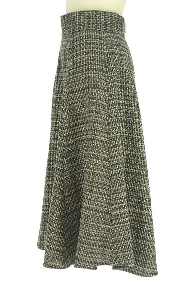 PROPORTION BODY DRESSING（プロポーションボディ ドレッシング）の古着「ミモレ丈ラメツイードスカート（ロングスカート・マキシスカート）」大画像３へ