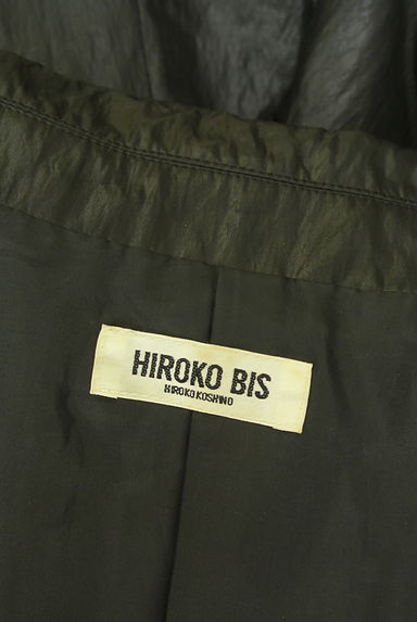 HIROKO BIS（ヒロコビス）の古着「エコレザーテーラードジャケット（ジャケット）」大画像６へ