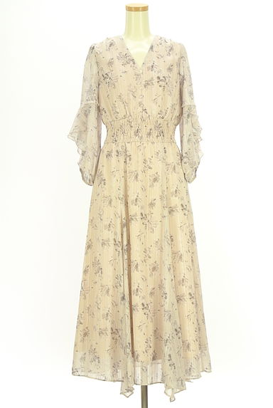 Apuweiser riche（アプワイザーリッシェ）の古着「花柄シフォンワンピース（ワンピース・チュニック）」大画像４へ