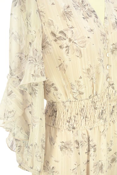Apuweiser riche（アプワイザーリッシェ）の古着「花柄シフォンワンピース（ワンピース・チュニック）」大画像５へ