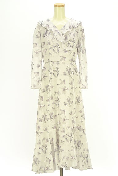 Apuweiser riche（アプワイザーリッシェ）の古着「花柄シフォンワンピース（ワンピース・チュニック）」大画像１へ