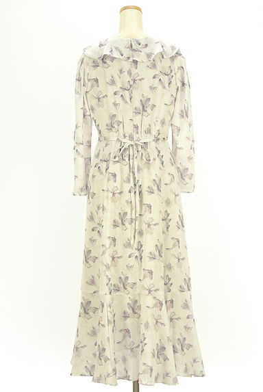 Apuweiser riche（アプワイザーリッシェ）の古着「花柄シフォンワンピース（ワンピース・チュニック）」大画像２へ