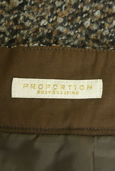 PROPORTION BODY DRESSING（プロポーションボディ ドレッシング）の古着「起毛ツイードミニスカート（スカート）」大画像６へ