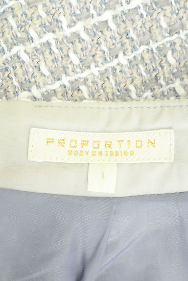PROPORTION BODY DRESSING（プロポーションボディ ドレッシング）の古着「ラメツイード膝上スカート（スカート）」大画像６へ