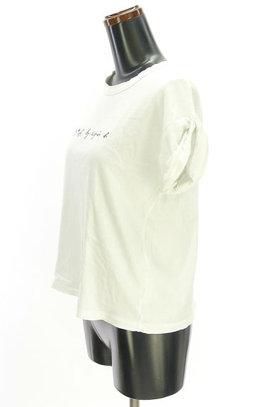 To b. by agnes b.（トゥービーバイアニエスベー）の古着「袖ロールアップブランドロゴ半袖Tシャツ（Ｔシャツ）」大画像３へ