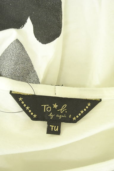 To b. by agnes b.（トゥービーバイアニエスベー）の古着「ハートプリント半袖Tシャツ（Ｔシャツ）」大画像６へ