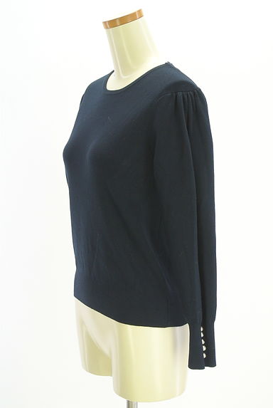 La boutique BonBon（ラブティックボンボン）の古着「袖口パールニットトップス（ニット）」大画像３へ