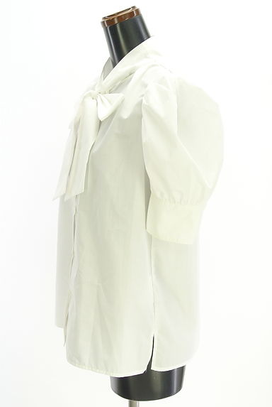 La boutique BonBon（ラブティックボンボン）の古着「パフスリーブボウタイブラウス（ブラウス）」大画像３へ