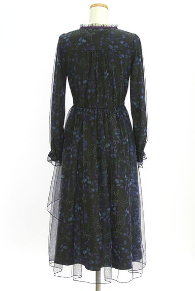 axes femme（アクシーズファム）の古着「花柄チュールワンピース（ワンピース・チュニック）」大画像２へ