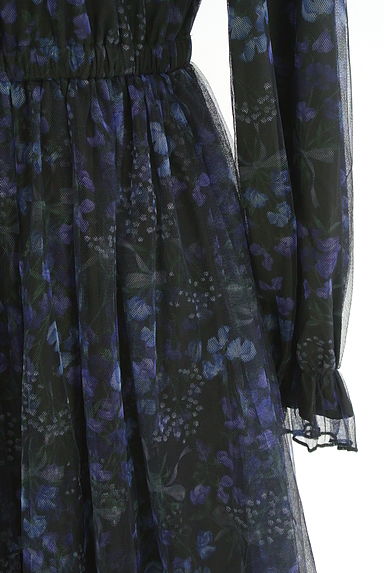 axes femme（アクシーズファム）の古着「花柄チュールワンピース（ワンピース・チュニック）」大画像５へ
