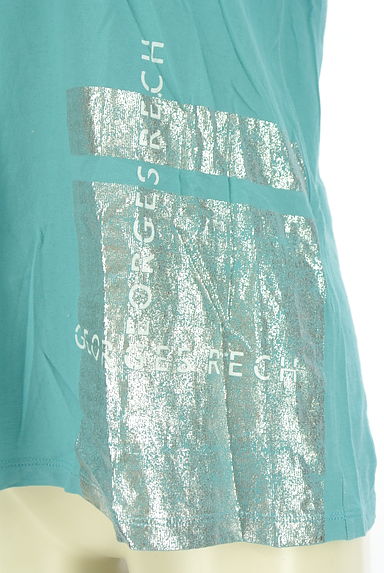 GEORGES RECH（ジョルジュレッシュ）の古着「ラメ箔ミックスブランドロゴTシャツ（Ｔシャツ）」大画像５へ