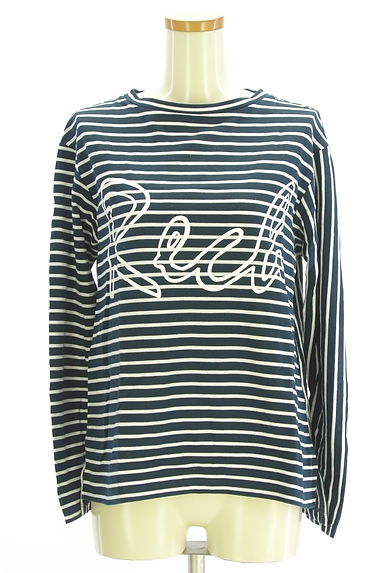 GEORGES RECH（ジョルジュレッシュ）の古着「ボーダー×ストライプ　ロゴカットソー（Ｔシャツ）」大画像１へ